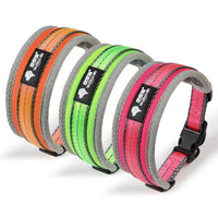 HKM-7391293 Lycra Big Dog Collar in Green, Orange, or Rose Red - Casual Style for All Seasons