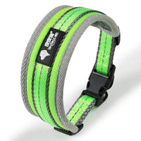 HKM-7391293 Lycra Big Dog Collar in Green, Orange, or Rose Red - Casual Style for All Seasons