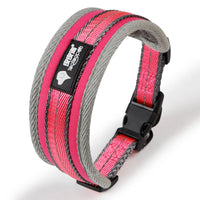 HKM-7391293 Lycra Big Dog Collar in Green, Orange, or Rose Red - Casual Style for All Seasons