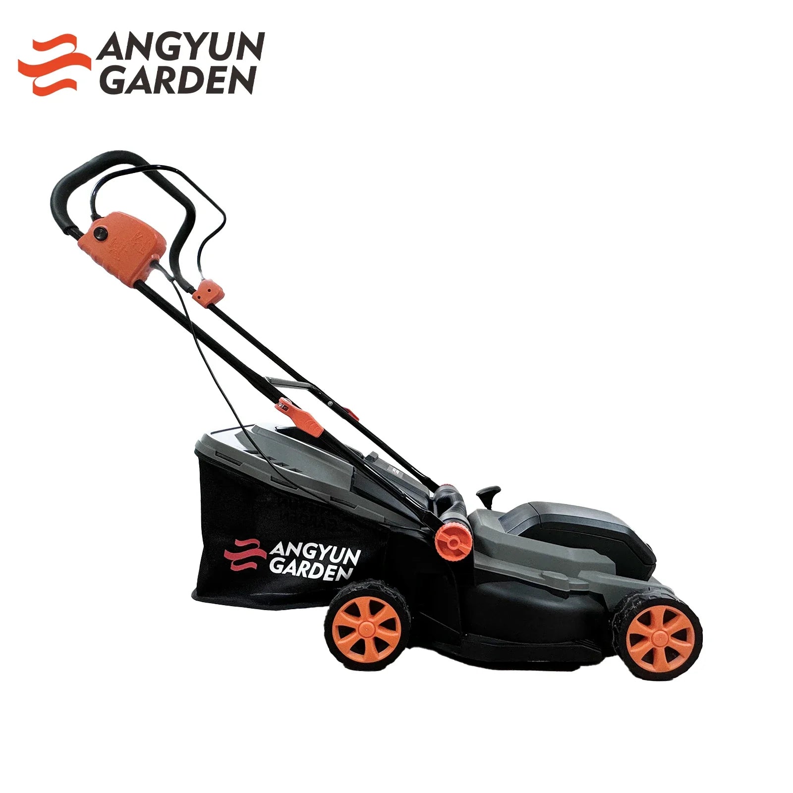 HKM-739155 1200W Electric Lawn Mower with 6 Cutting Height Settings and 13-Inch Blade