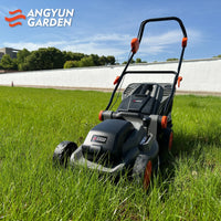 HKM-739155 1200W Electric Lawn Mower with 6 Cutting Height Settings and 13-Inch Blade