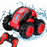 HKM-739219 Amphibious 360° Double-Sided Remote-Controlled Stunt Car for All Terrains, Electric Off-Road Vehicle, 1:24 Scale