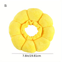 HKM-7392573 Adjustable Sunflower Pet Recovery Collar for Small Dogs and Cats, Soft Cotton Wound Healing Cone for Post-Surgery Comfort