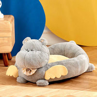 HKM-7393341 Cozy Winter Pet Nest Mat for Dogs and Cats - Available in White, Brown, and Gray Fleece Options