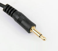 HKM-739347 PC USB Cable with 3.5mm Connector, Flexible Spring Wire, 30-100cm Length, Gold-Plated Plug