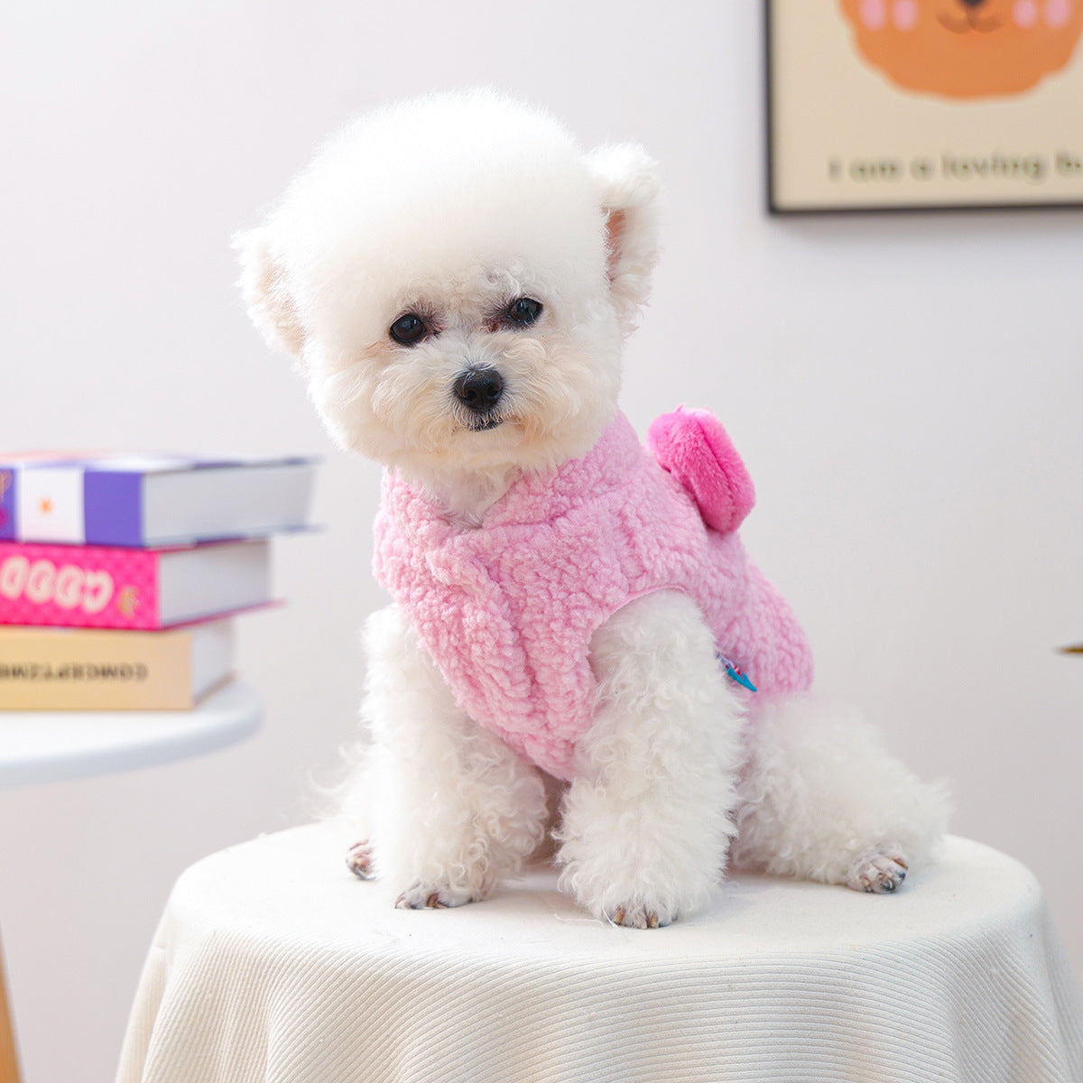 HKM-7393853 Dudu Lambswool Thermal Vest in Little Pig and Little Bear Designs ¨C Unisex Casual Wear Sizes XS-XL