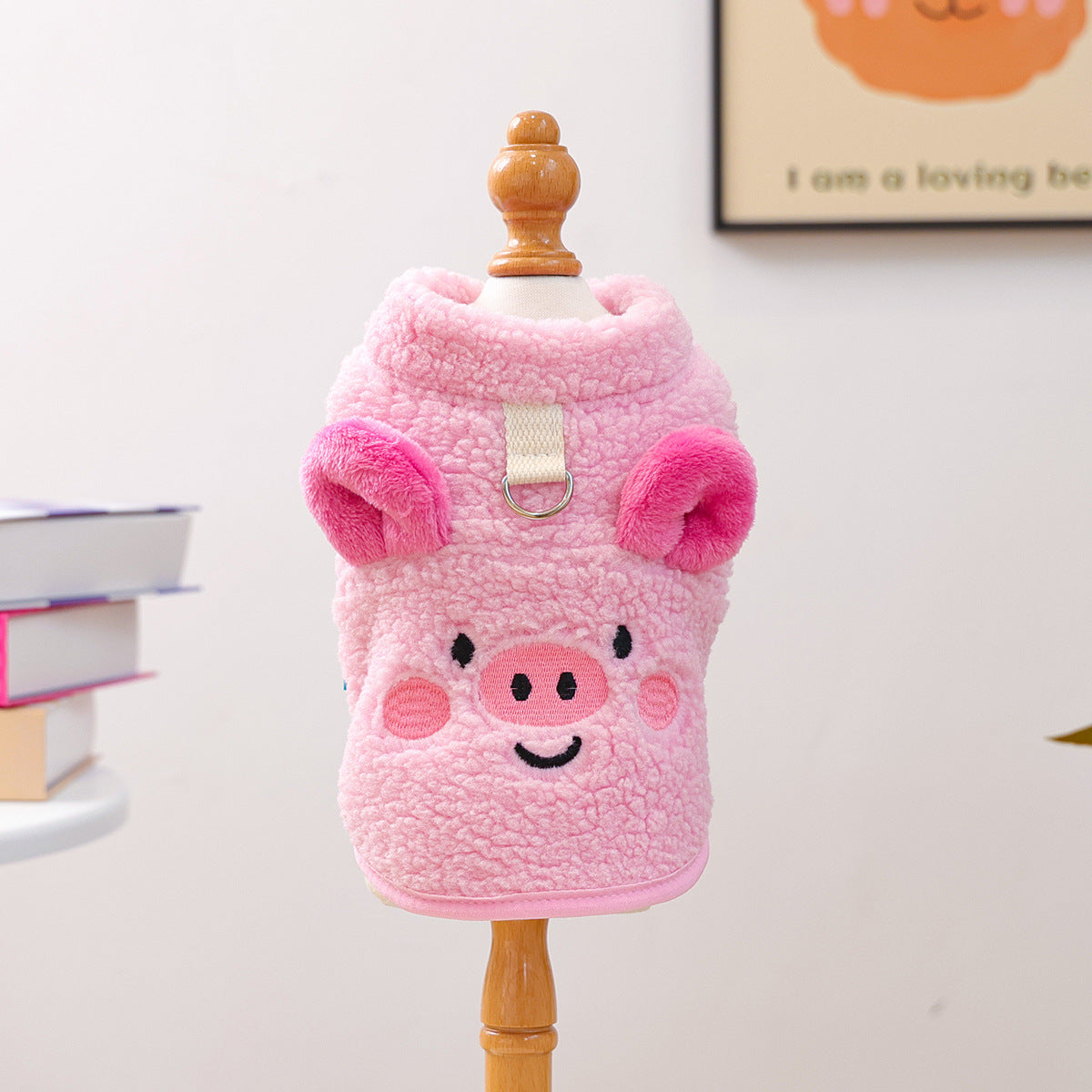HKM-7393853 Dudu Lambswool Thermal Vest in Little Pig and Little Bear Designs ¨C Unisex Casual Wear Sizes XS-XL