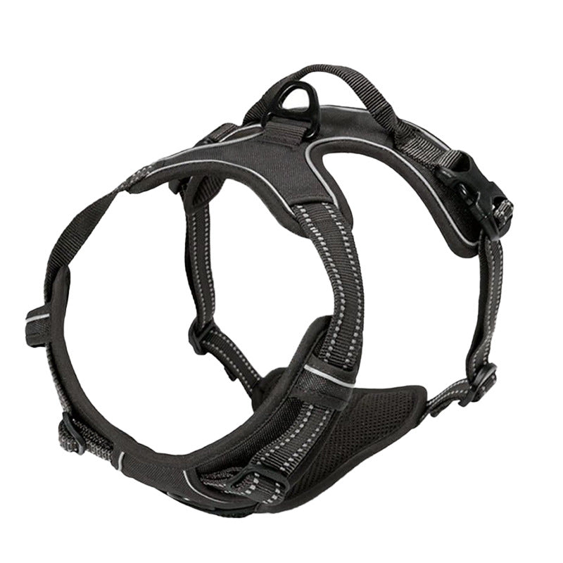 HKM-7394365 Reflective Anti-Shock Dog Vest in Multiple Colors ¨C Adjustable Polyester Safety Harness