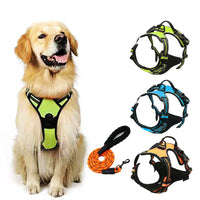 HKM-7394365 Reflective Anti-Shock Dog Vest in Multiple Colors ¨C Adjustable Polyester Safety Harness