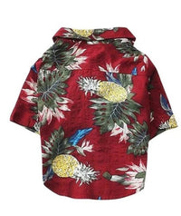 HKM-7394749 Hawaiian-Style Cotton Dog Shirt for Pets - Multiple Sizes Available
