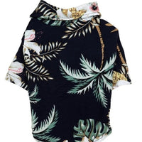 HKM-7394749 Hawaiian-Style Cotton Dog Shirt for Pets - Multiple Sizes Available