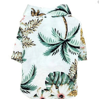 HKM-7394749 Hawaiian-Style Cotton Dog Shirt for Pets - Multiple Sizes Available