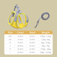 HKM-7394877 Adjustable Breathable Mesh Cat Traction Harness with Chest Strap in Multiple Colors