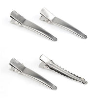 HKM-739539 Silver Metal Side Clip - 4.5 cm Durable Electroplated Design