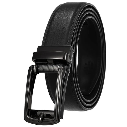 HKM-739667 Durable Alloy Automatic Buckle Belt for Trendy Style