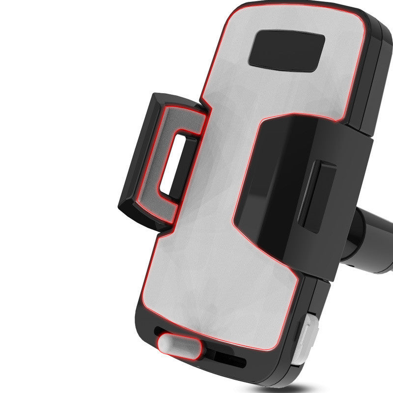 HKM-739667 Universal Car Windshield Suction-Cup Holder for Mobile Phone Navigation - Black PC/Silicone Design