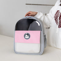 HKM-7397309 Spacious Portable Pet Backpack with Waterproof Design and Reflective Accents