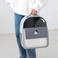 HKM-7397309 Spacious Portable Pet Backpack with Waterproof Design and Reflective Accents