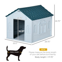 HKM-7398717 Cozy Indoor/Outdoor Dog House for Small to Medium Dogs - Water-Resistant & Ventilated Design