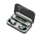 HKM-739987 Wireless Binaural Bluetooth Headset with Power Display, NFC, and Voice Control - Touch F9 TWS 5.0, Multiple Color Options Available