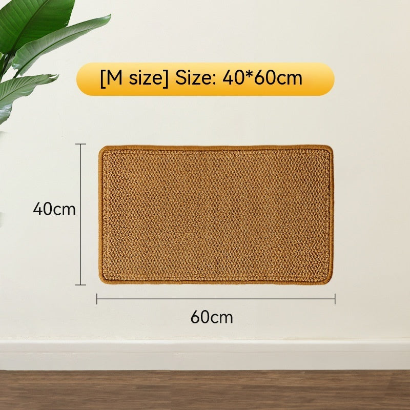 HKM-7401021 Durable Natural Sisal Cat Scratcher Mat for Furniture Protection