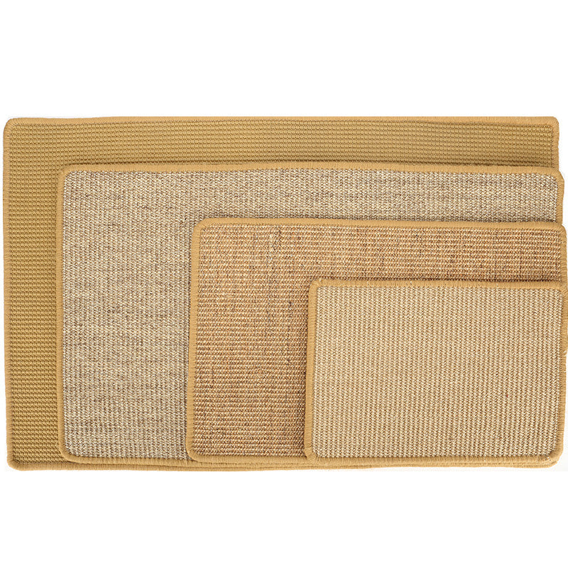 HKM-7401021 Durable Natural Sisal Cat Scratcher Mat for Furniture Protection