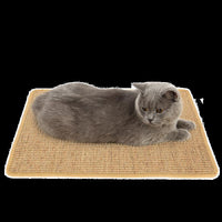 HKM-7401021 Durable Natural Sisal Cat Scratcher Mat for Furniture Protection