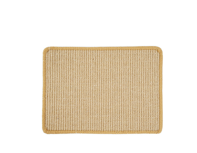 HKM-7401021 Durable Natural Sisal Cat Scratcher Mat for Furniture Protection