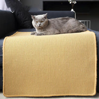 HKM-7401021 Durable Natural Sisal Cat Scratcher Mat for Furniture Protection