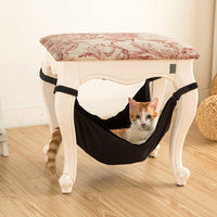HKM-7402429 Detachable Cat Hammock Bed – 100% Cotton Cat Lounger with Adjustable Straps
