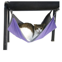 HKM-7402429 Detachable Cat Hammock Bed – 100% Cotton Cat Lounger with Adjustable Straps