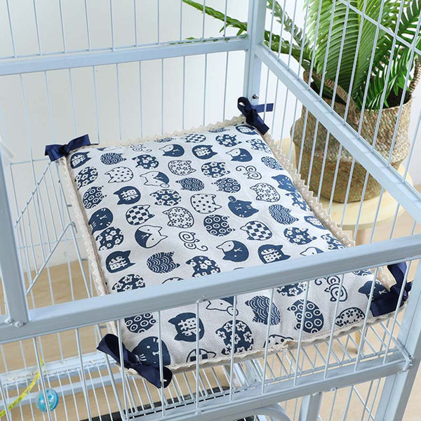 HKM-7402685 Summer Dual-Purpose Pet Mat - Soft Cloth, Multiple Sizes Available