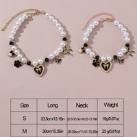 HKM-7403453 Monochrome Cartoon Pattern Pendant Necklace for Pets