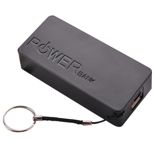 HKM-740499 5600mAh DIY Power Bank Battery Charger Case for 18650 Cells - Portable USB Charging Solution