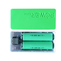 HKM-740499 5600mAh DIY Power Bank Battery Charger Case for 18650 Cells - Portable USB Charging Solution