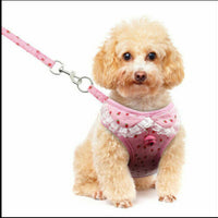 HKM-7406397 Breathable Tank Top Style Dog Chest Strap with Traction Rope for Pets