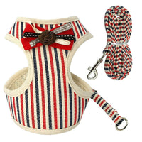 HKM-7406397 Breathable Tank Top Style Dog Chest Strap with Traction Rope for Pets