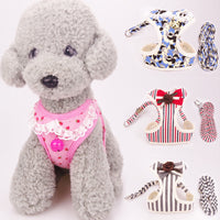 HKM-7406397 Breathable Tank Top Style Dog Chest Strap with Traction Rope for Pets