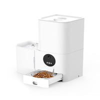 HKM-7406781 Smart WiFi Electric Two-in-One Pet Feeder for Dogs and Cats - Automatic Food and Water Dispenser