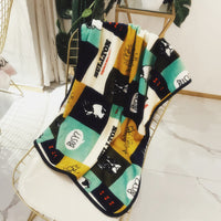 HKM-7407421 Cozy Coral Fleece Pet Blanket for Autumn and Winter, 100x75cm