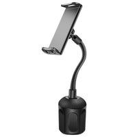 HKM-740819 Telescopic Anti-Skid Shock-Proof Car Mobile Phone Holder - Black and Yellow