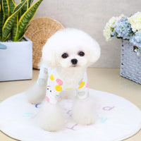 HKM-7408957 Casual Cotton Four-Legged Pet Clothing - Available in Lemon, Lion, Smiling Face, and Ice Cream Designs