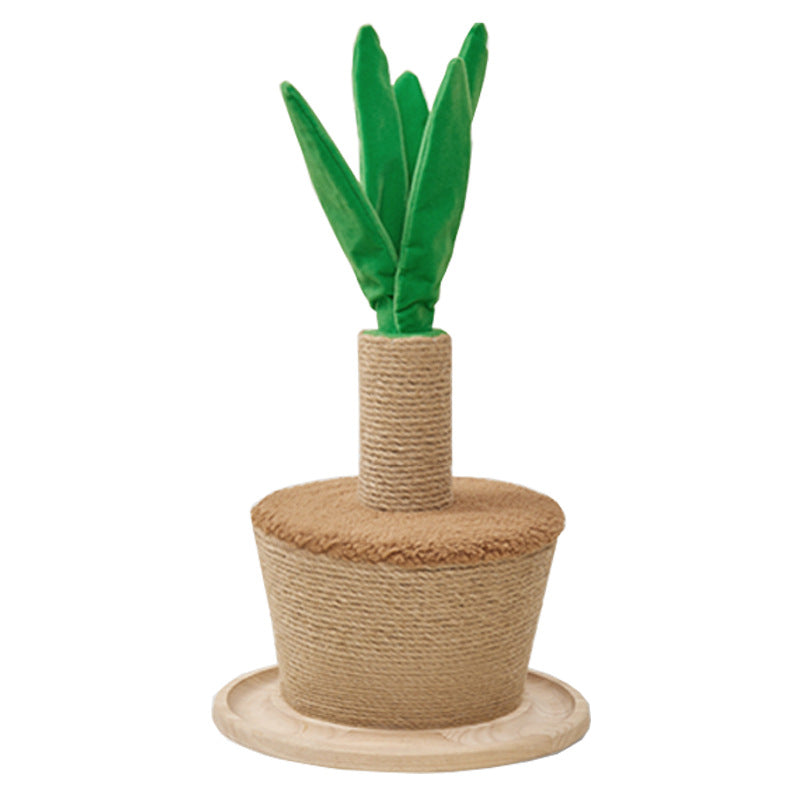 HKM-7409853 Plant-Shaped Sisal Cat Climbing Frame and Scratching Post
