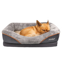 HKM-7410621 Two-Color Four-Sided Dog Sofa - Winter Warmth and Comfort, Available in Gray, L & XL Sizes