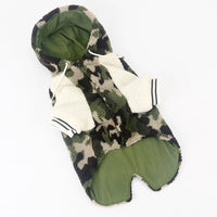HKM-7411005 Camouflage Fleece Jacket for Large Breeds: Golden Retriever, Labrador, Samoyed – Comfortable & Casual
