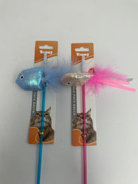 HKM-7411389 Vibrant Colorful Fish with Colorful Rod for Fishing Adventures