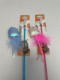 HKM-7411389 Vibrant Colorful Fish with Colorful Rod for Fishing Adventures