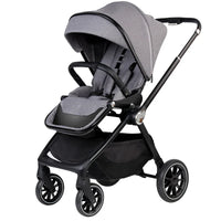 HKM-741139 Foldable 3-in-1 Baby Stroller with Sleep Basket Mode