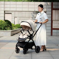 HKM-741139 Foldable 3-in-1 Baby Stroller with Sleep Basket Mode