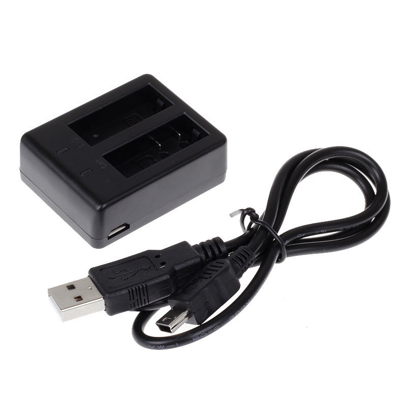 HKM-741139 Multi-Function Battery Charger for Coyote Action Cameras - Compatible with SJ4000, SJ5000, SJ6000, SJ7000, M10, Includes V3 Charging Cable